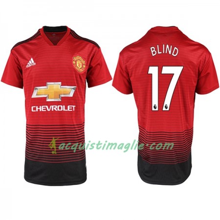 Divisa di Calcio Manchester United BLIND 17 Prima 2018/2019